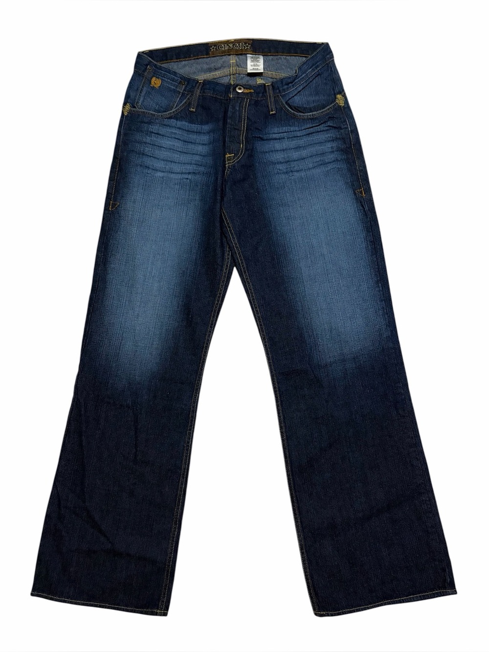 CINCH Dark Wash Straight Leg Jeans 33x32